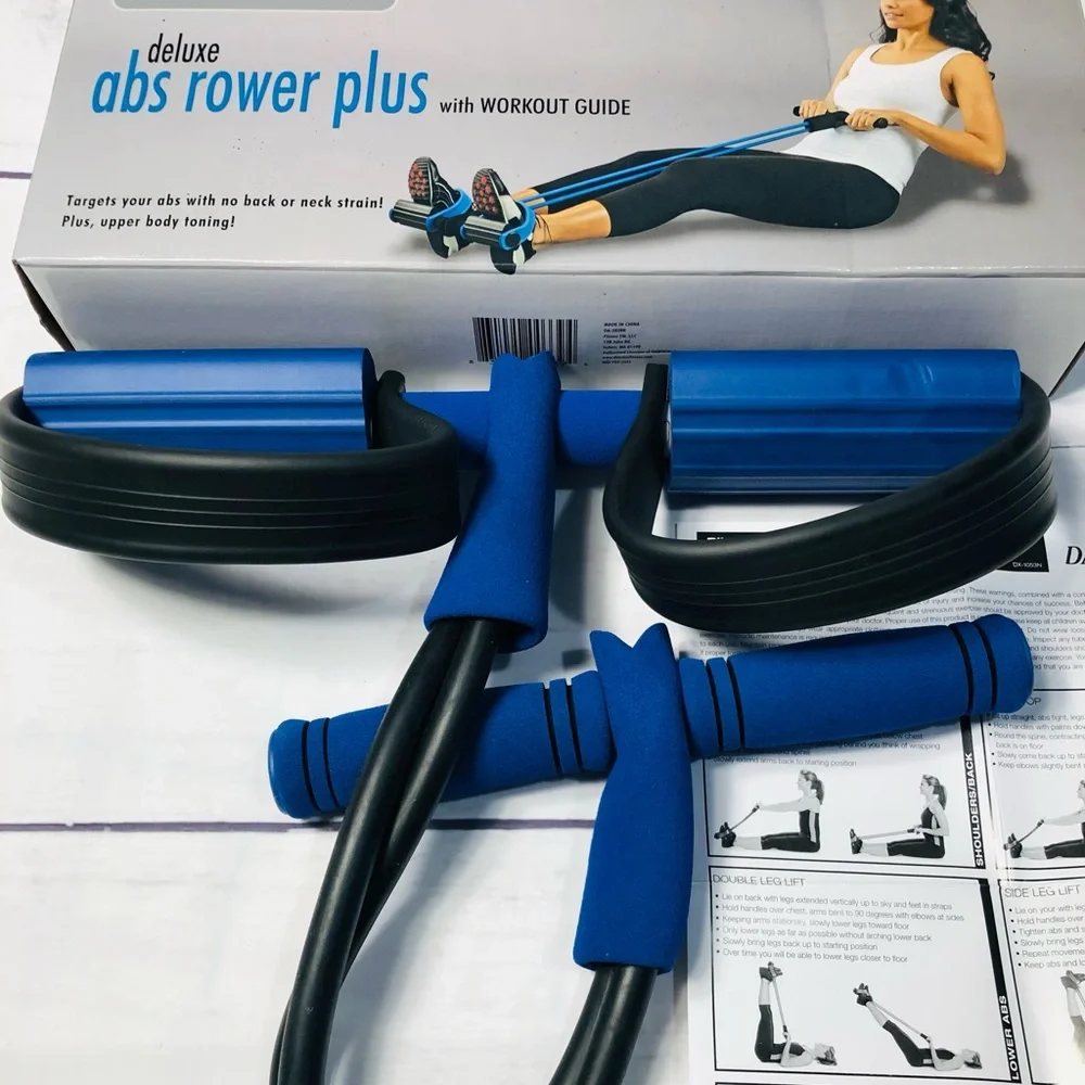 Danskin Deluxe Abs Rower Plus With Workout Guide Exercise - Picture 2 of 7